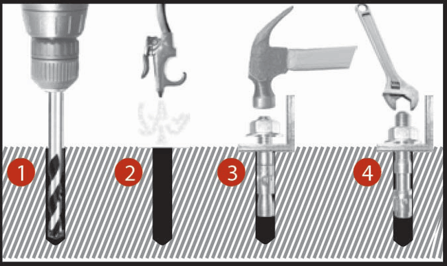 Tắc Kê Nở 3 Cánh Thép Mạ Kẽm M10x120 - Ảnh 9