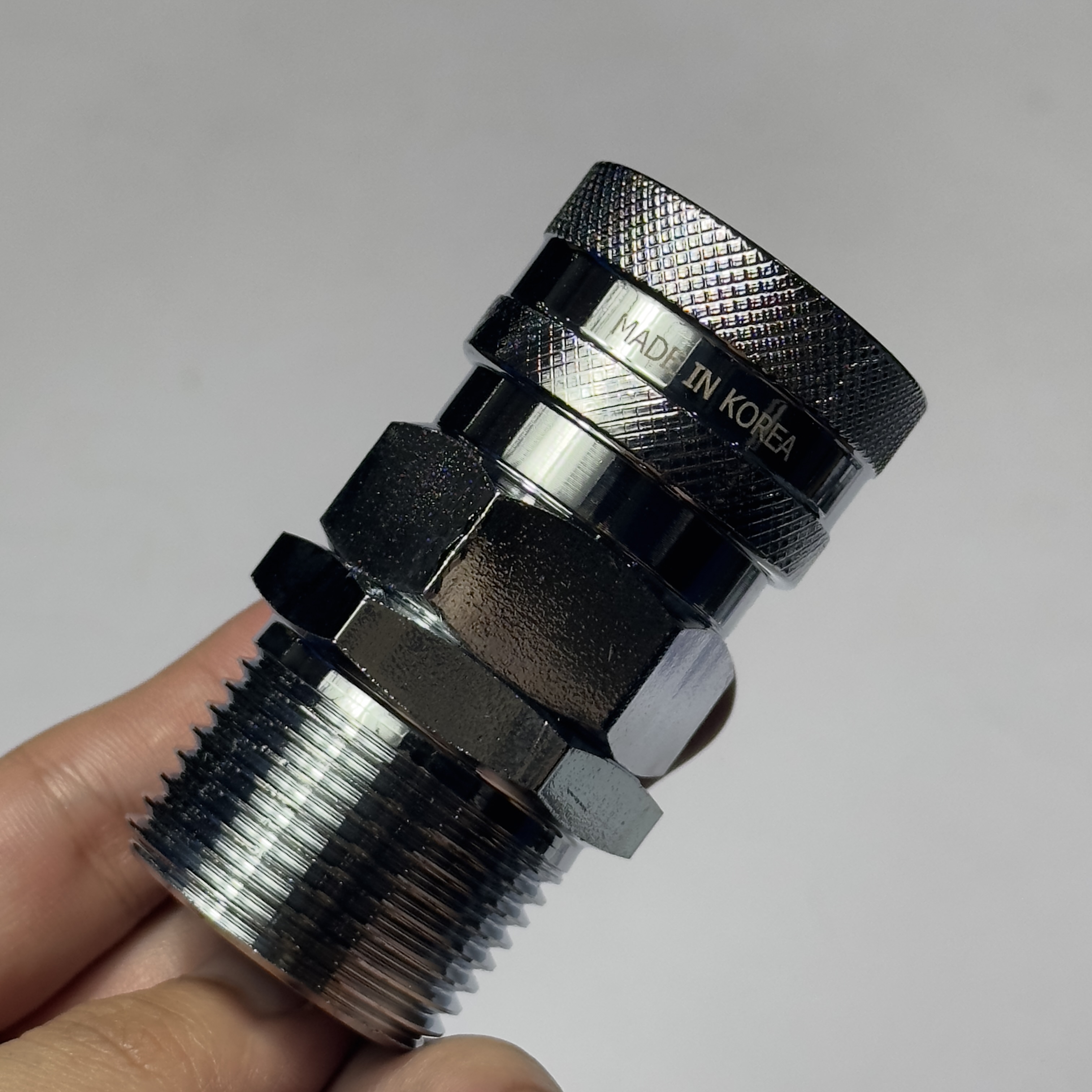 Hình ảnh Khớp Nối Nhanh Khí Nén Bi Cái Ren Ngoài R1 CDC SM 800