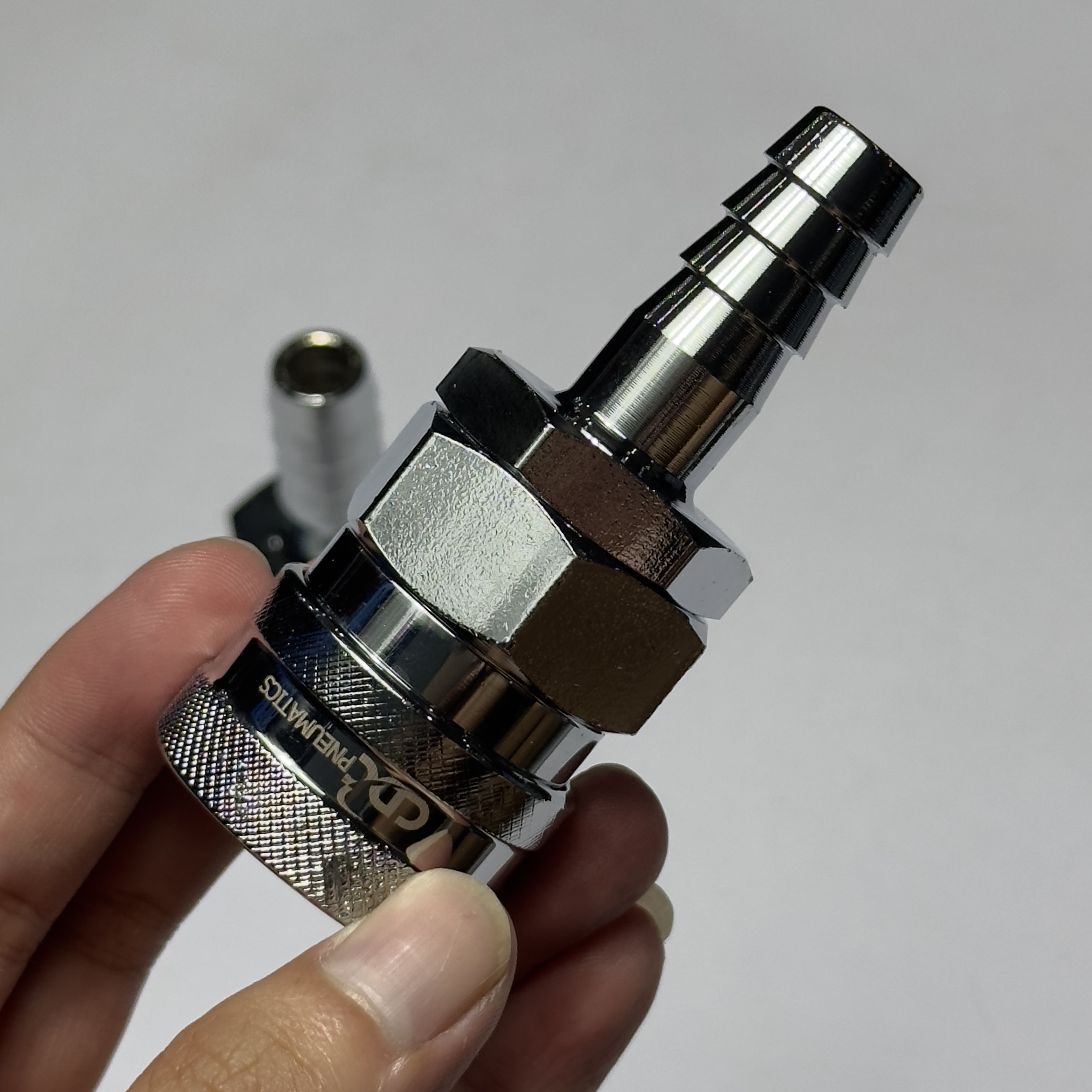 Hình ảnh Khớp Nối Nhanh Khí Nén Bi Cái Đuôi Chuột 15mm CDC SH 400