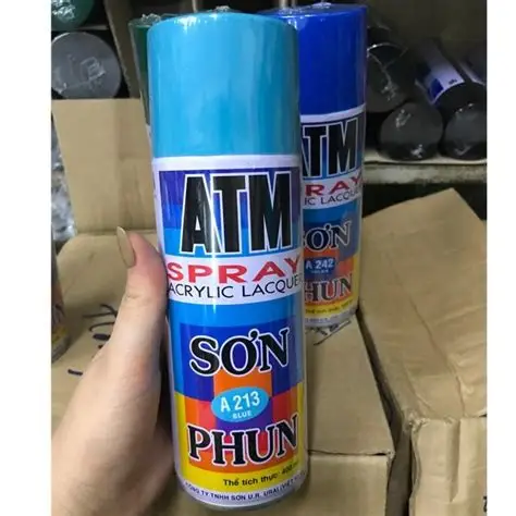 sơn xịt ATM xanh biển