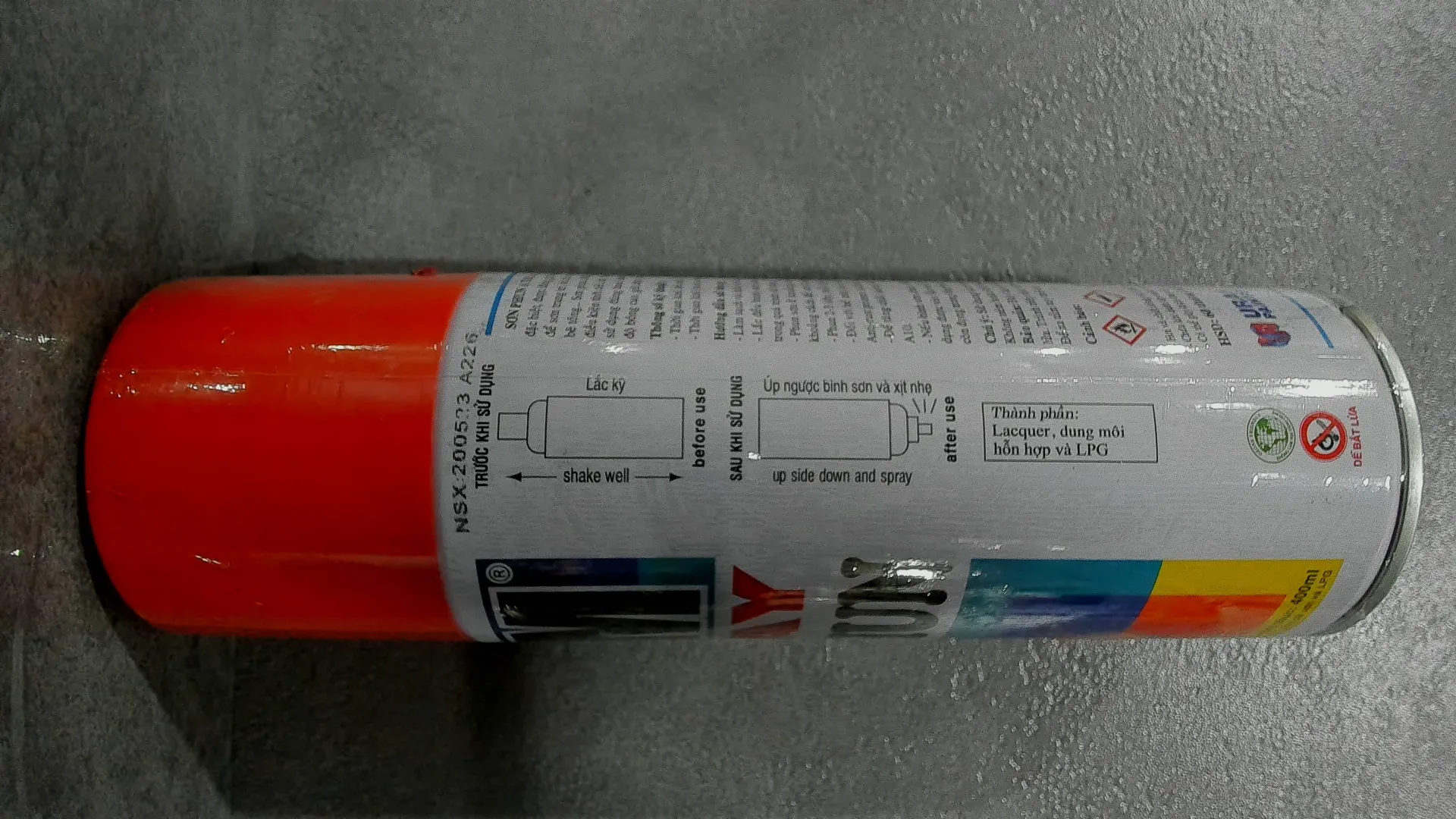 Sơn Xịt ATM A226 Màu Cam - Ảnh 3