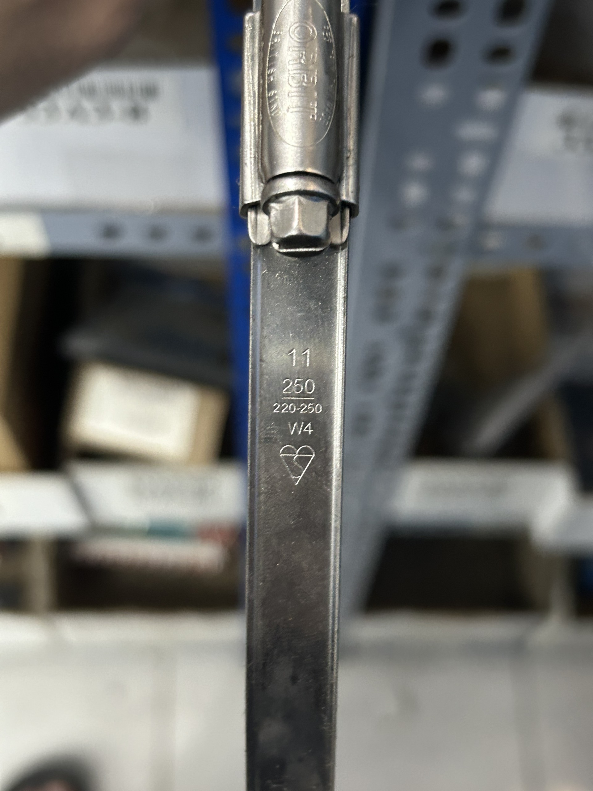 Đai Siết Ống Cổ Dê Orbit Inox 304 (220-250mm)