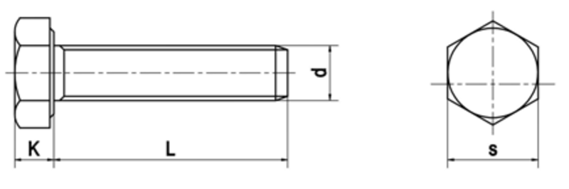 Bulong Inox 316 DIN933 M3x25 - Ảnh 4