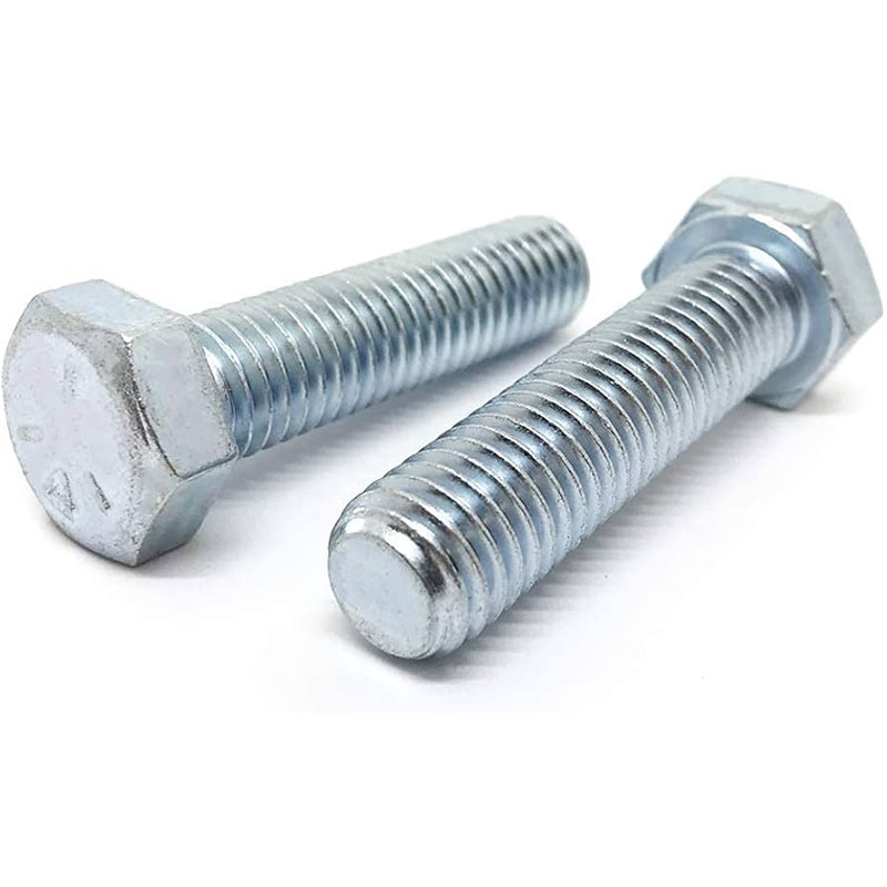 Alternative view of Bulong Mạ Kẽm Trắng Cr3+ 10.9 DIN931 M12x100 Ren Lửng