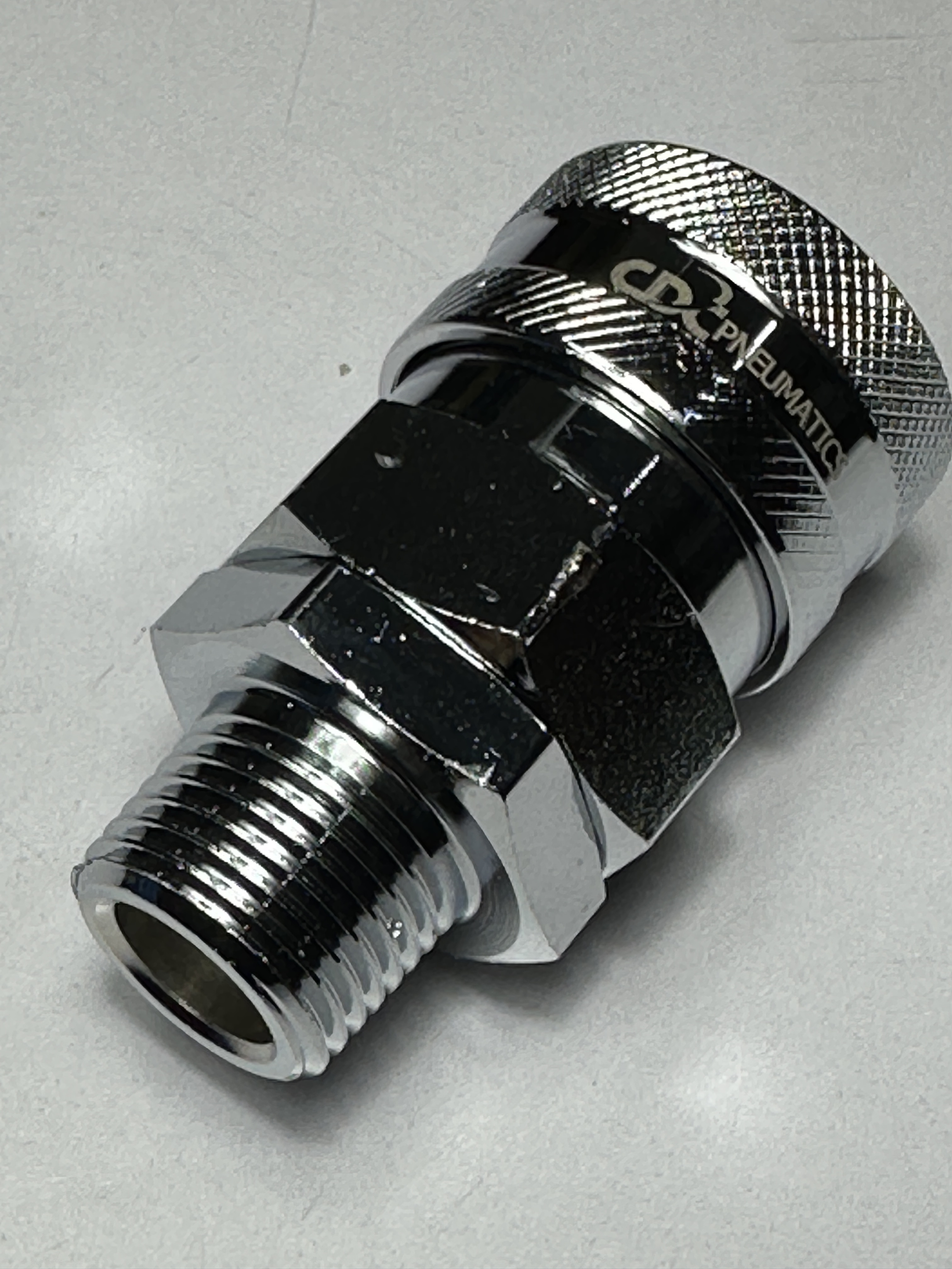 Hình ảnh Khớp Nối Nhanh Khí Nén Bi Cái Ren Ngoài R1/2 CDC SM 400