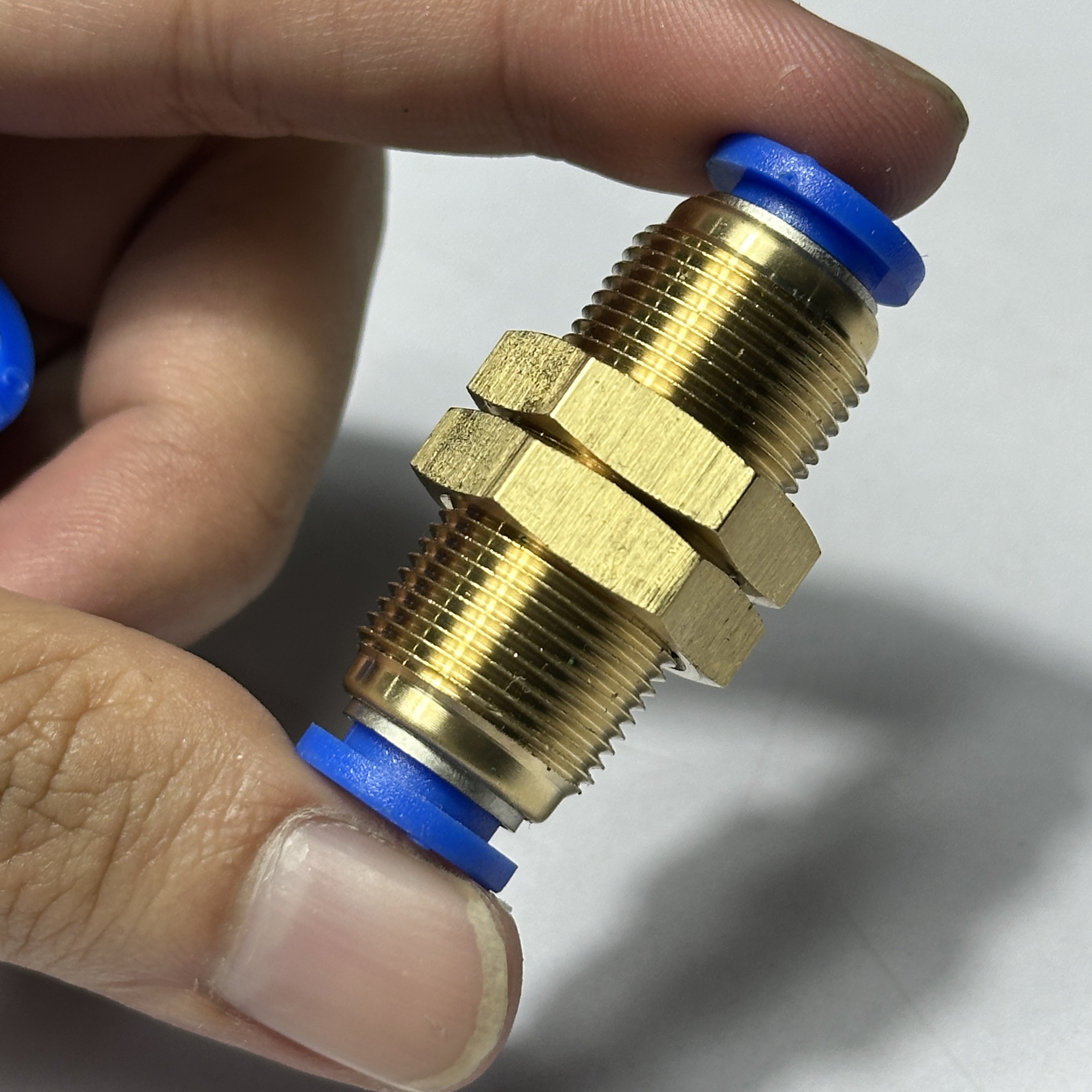 Hình ảnh Đầu Nối Nhanh Khí Nén Xuyên Vách CDC PMM 08