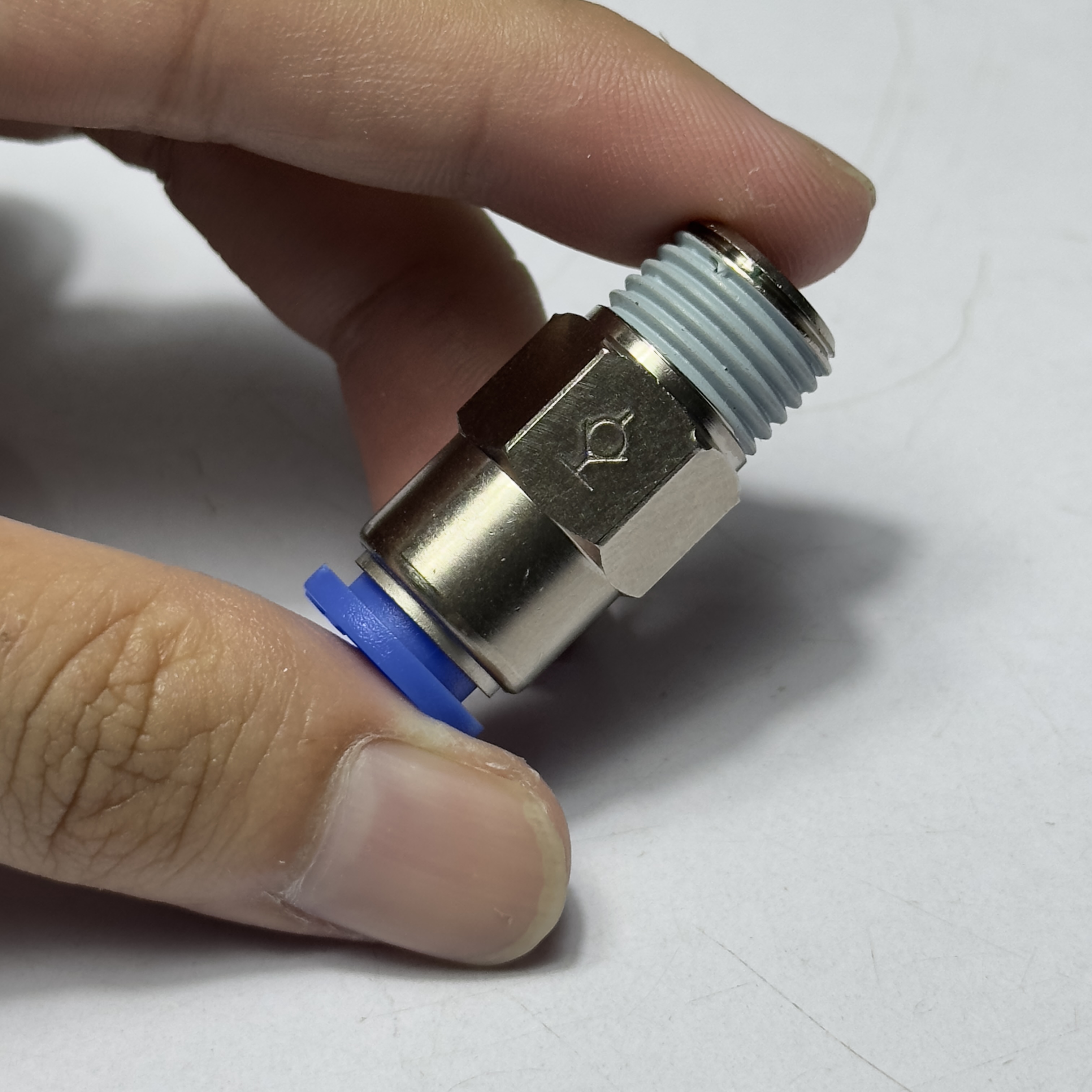 Hình ảnh Đầu Nối Nhanh Khí Nén Tự Ngắt CDC SPC 0802