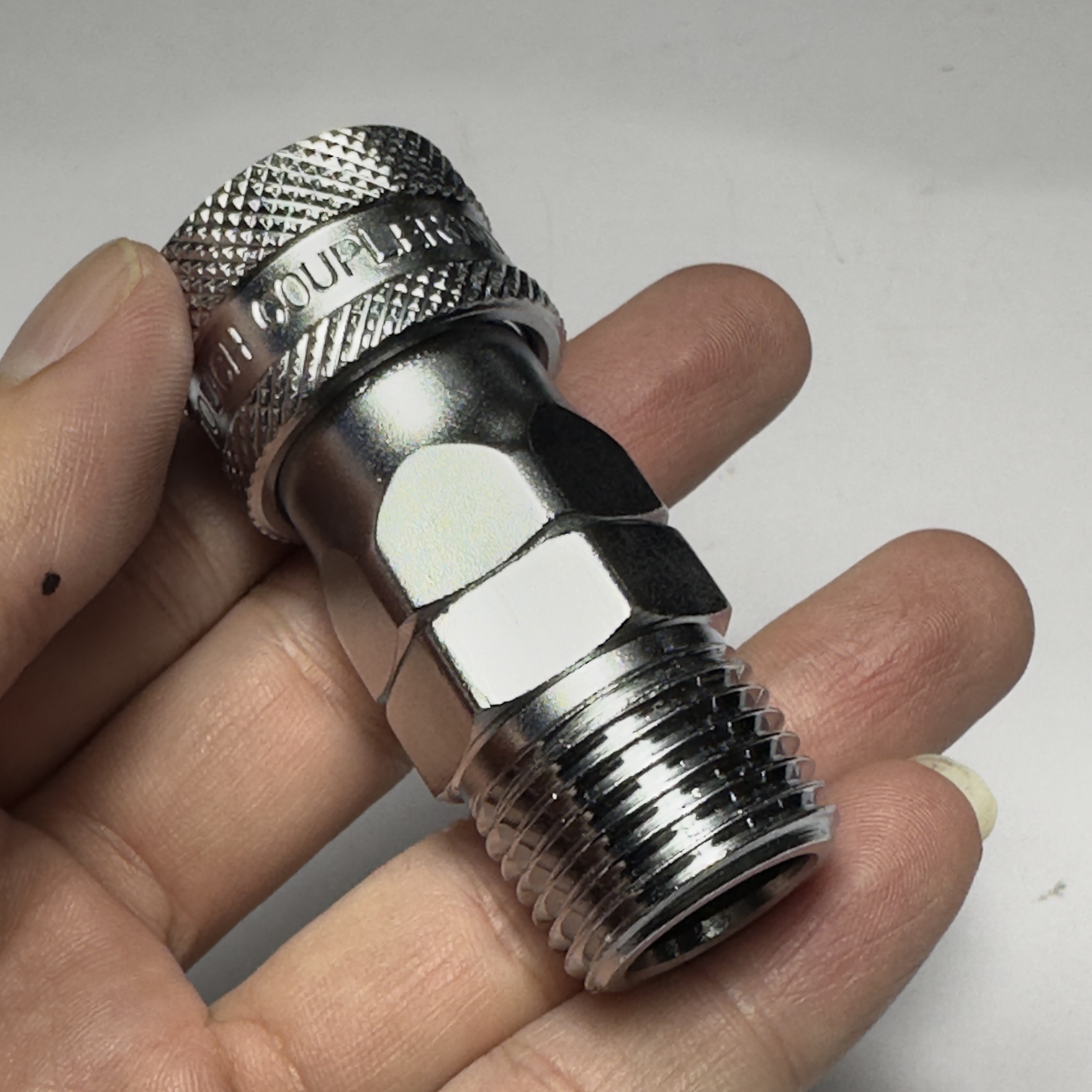 Hình ảnh Khớp Nối Nhanh Khí Nén Bi Cái Ren Ngoài R1/2 CDC SM 40