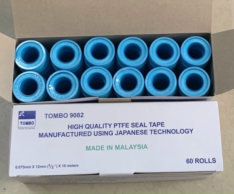 Cao Su Non Tombo 9082 Malaysia (Xanh Dương) 0.09mmx3/4x13.2m - Ảnh 3