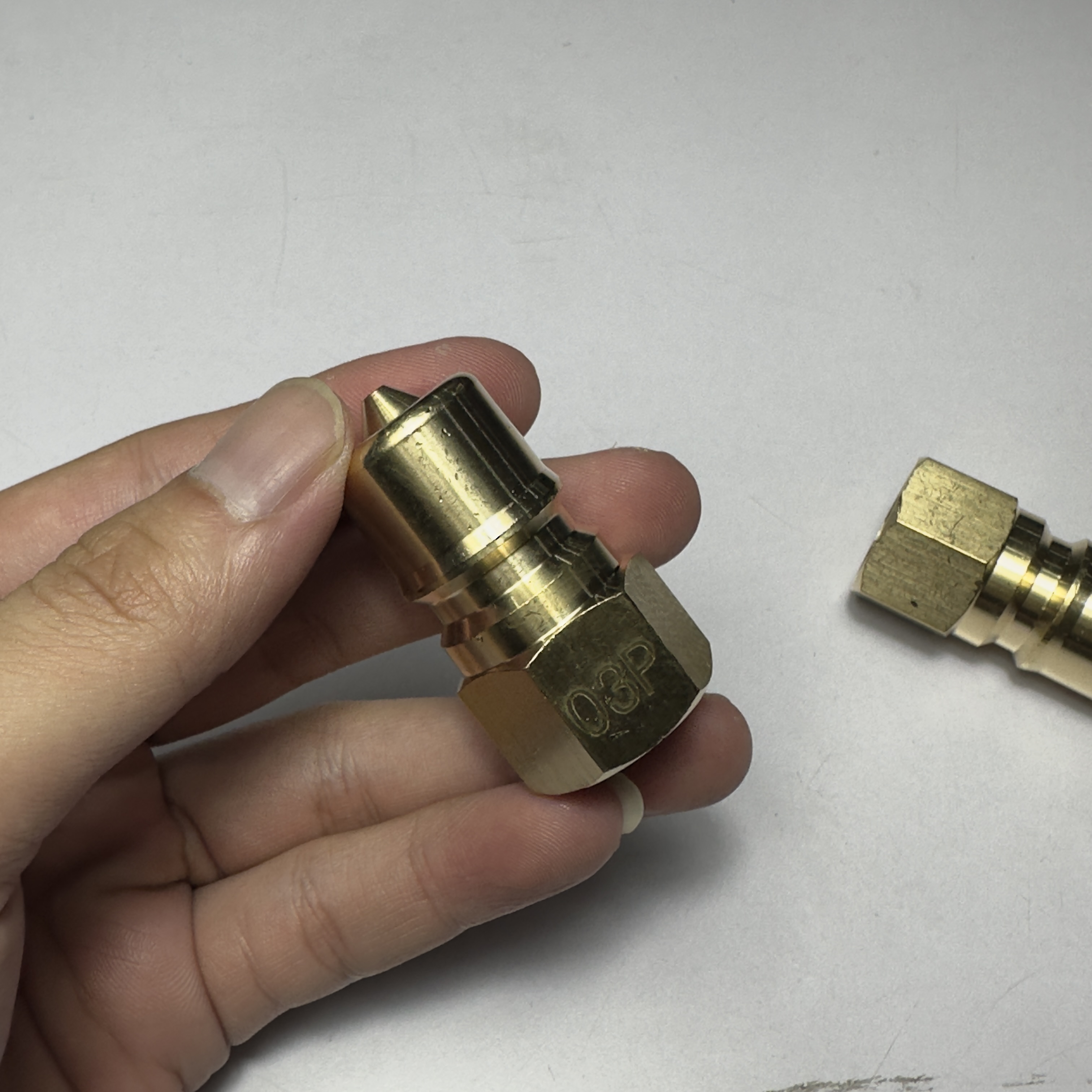 Hình ảnh Khớp Nối Nhanh Khí Nén Đầu Đực Ren Trong Đồng Rc3/8 CDC SP 03P