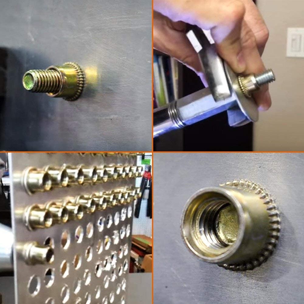 Tán rút thép mạ kẽm cố định khung thép mỏng trong xây dựng.