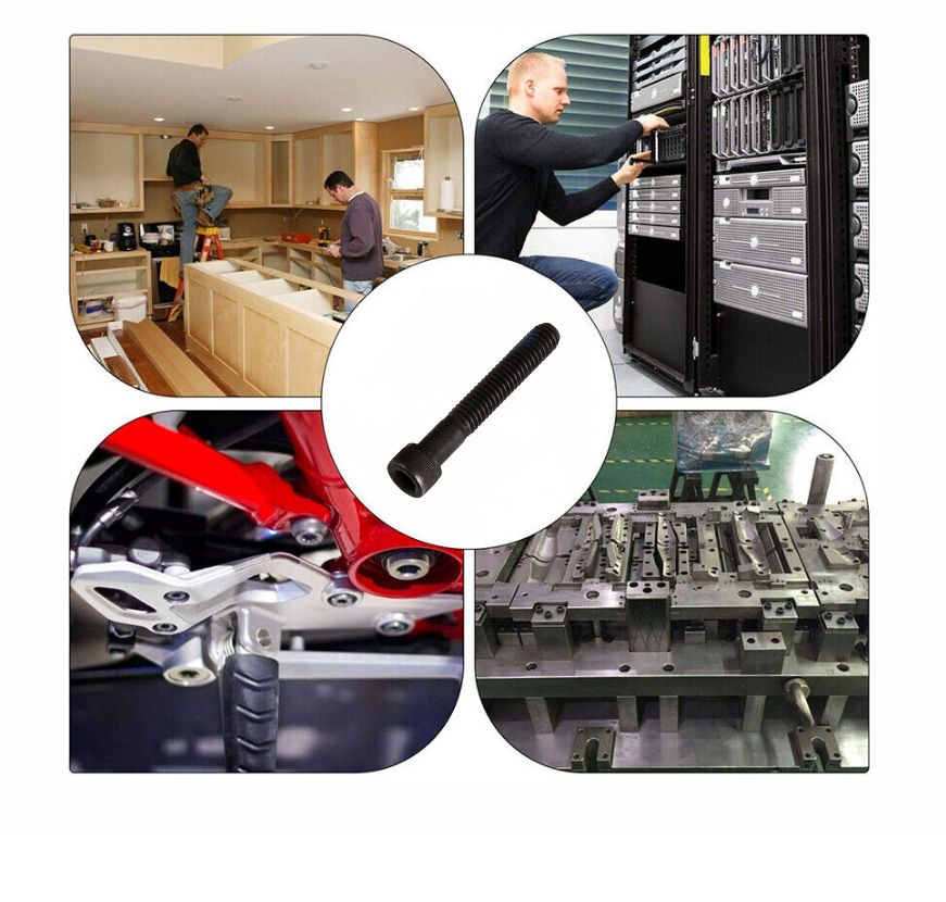 Lục Giác Chìm Đầu Trụ Thép Đen 12.9 DIN912 M18x100 Ren Lửng - Ảnh 6