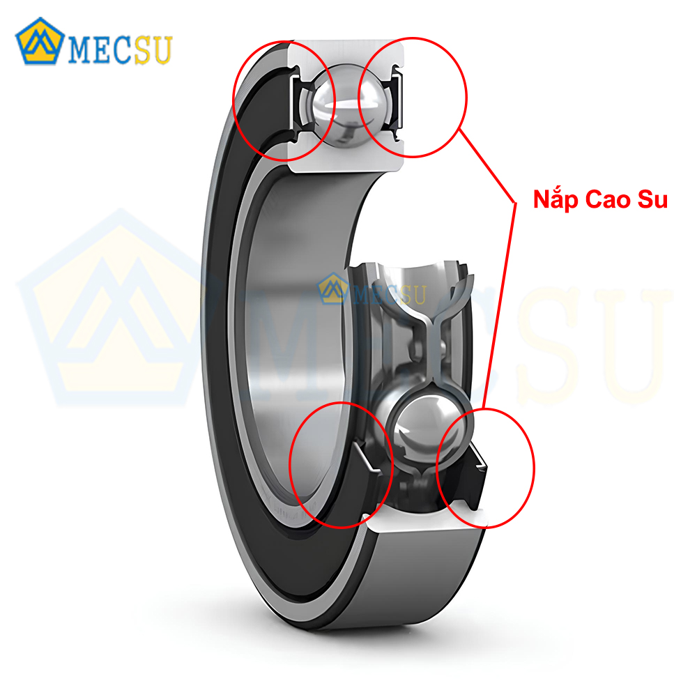Vòng Bi Cầu Rãnh Sâu SKF 6302-2RSH (15x42x13) Phốt Cao Su NBR Tiếp Xúc (Hai Bên) - Chính Hãng, Giá Tốt SKF - Ảnh 5