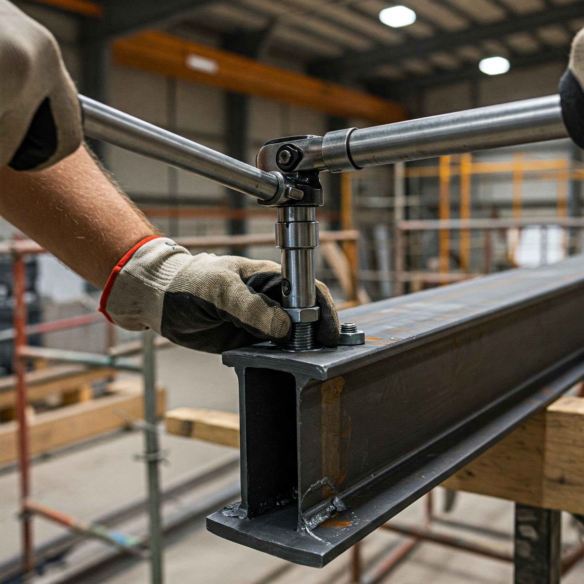 Gắn các vỏ bảo vệ camera, đèn chiếu sáng, hoặc biển quảng cáo lên khung cột..