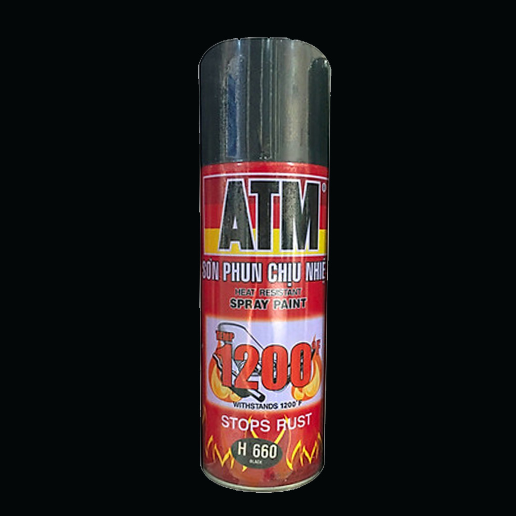 Alternative view of Sơn chịu nhiệt ATM H660 Màu Đen