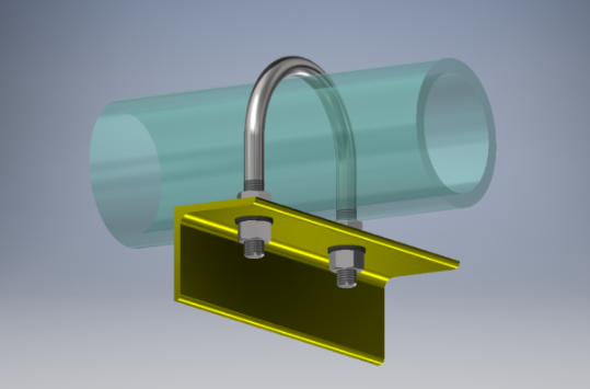 Lắp đặt Cùm U Thép Mạ Kẽm