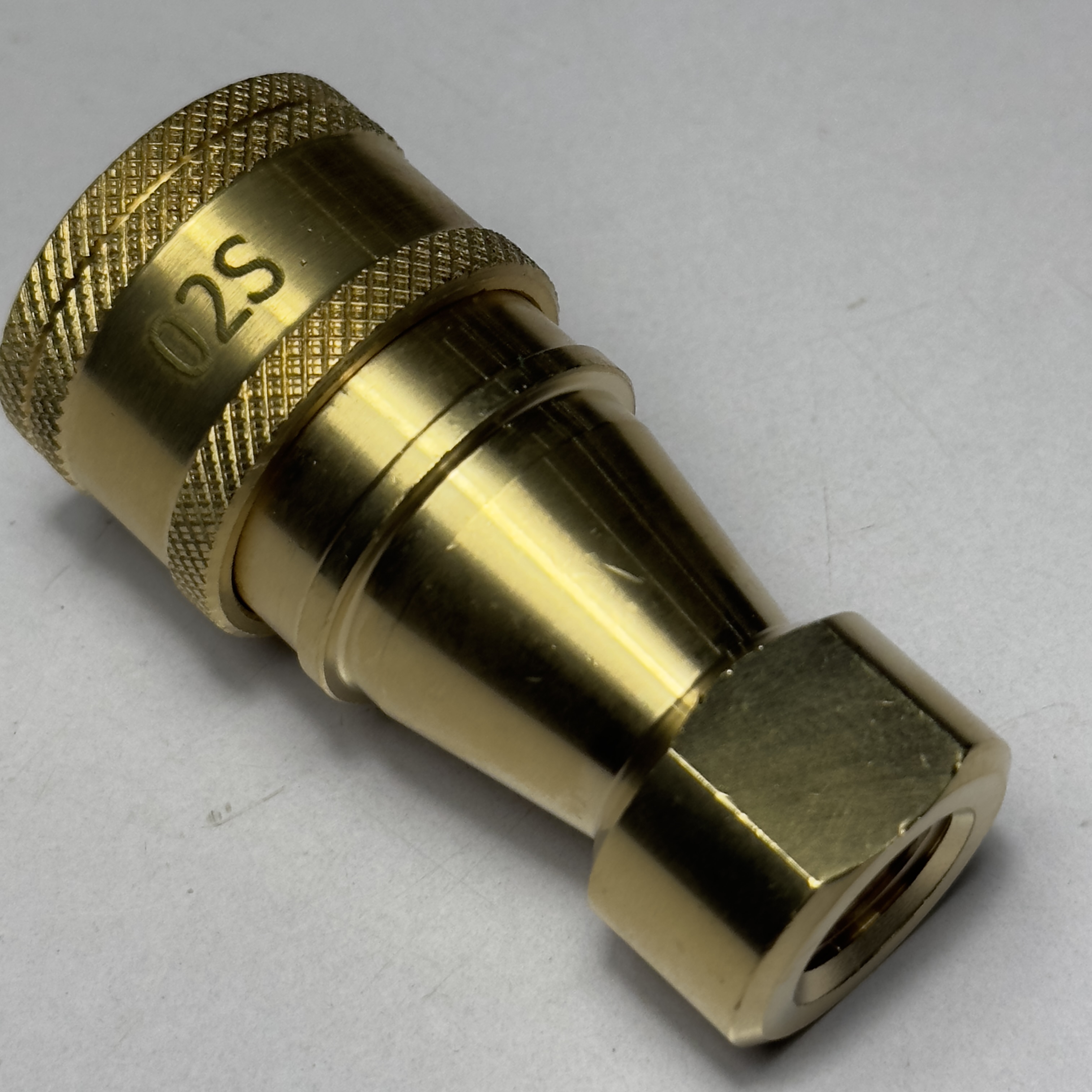 Hình ảnh Khớp Nối Nhanh Khí Nén Đầu Cái Ren Trong Đồng Rc1/4 CDC SP 02S