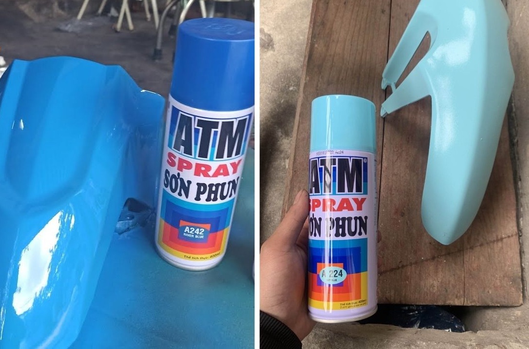 Sơn Xịt ATM A213 Màu Xanh Nước Biển - Ảnh 4