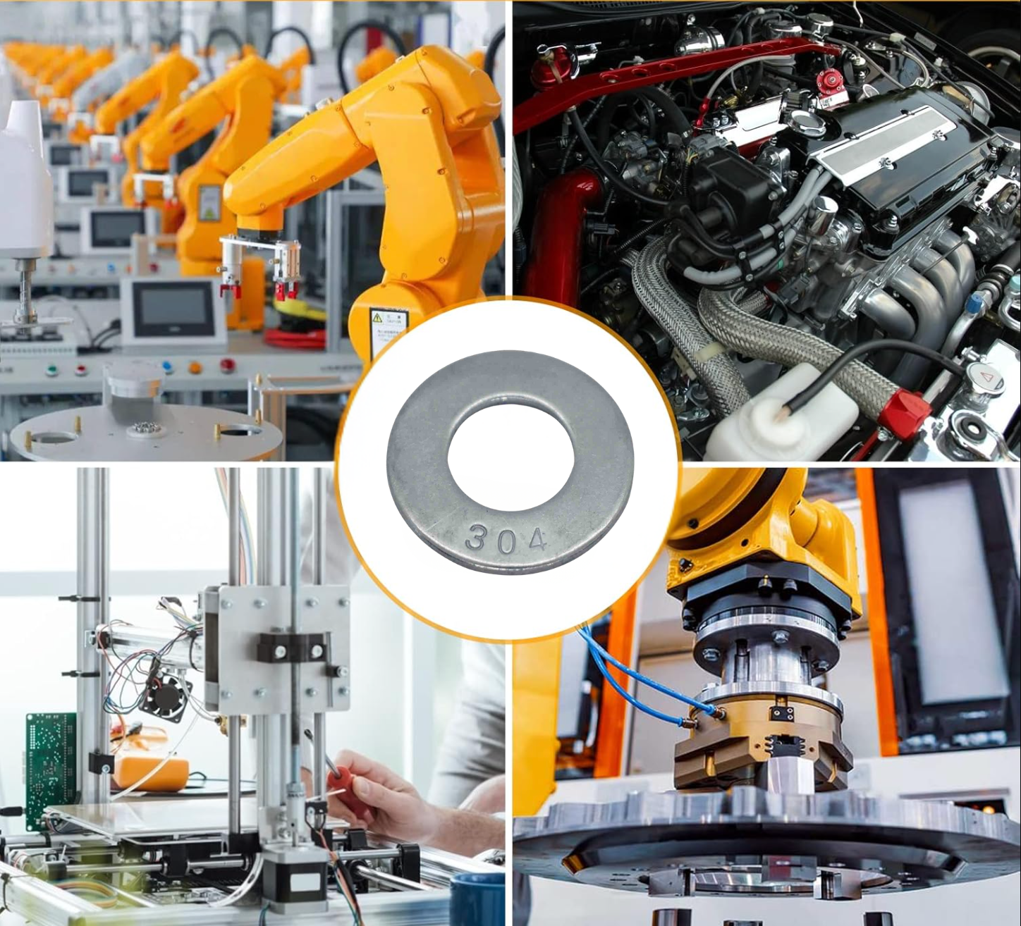 Ứng dụng vòng đệm M48 trong kết cấu siêu trọng