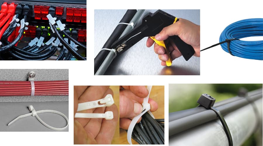 Dây rút nhựa dễ sử dụng, giá rẻ, đa dạng kích thước, linh hoạt trong việc buộc dây điện và đóng gói hàng hóa.