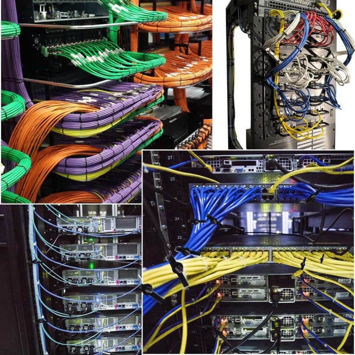 Dây rút nhựa Dong-A bản lớn ứng dụng trong quản lý cáp công nghiệp nặng.