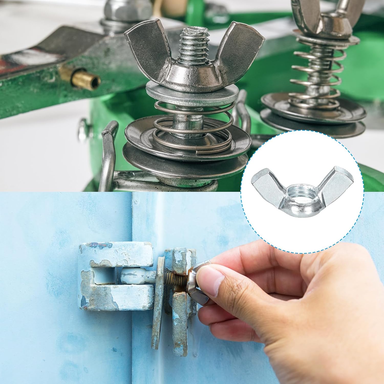 Tán Cánh Chuồn Inox 304 M12 - Ảnh 8