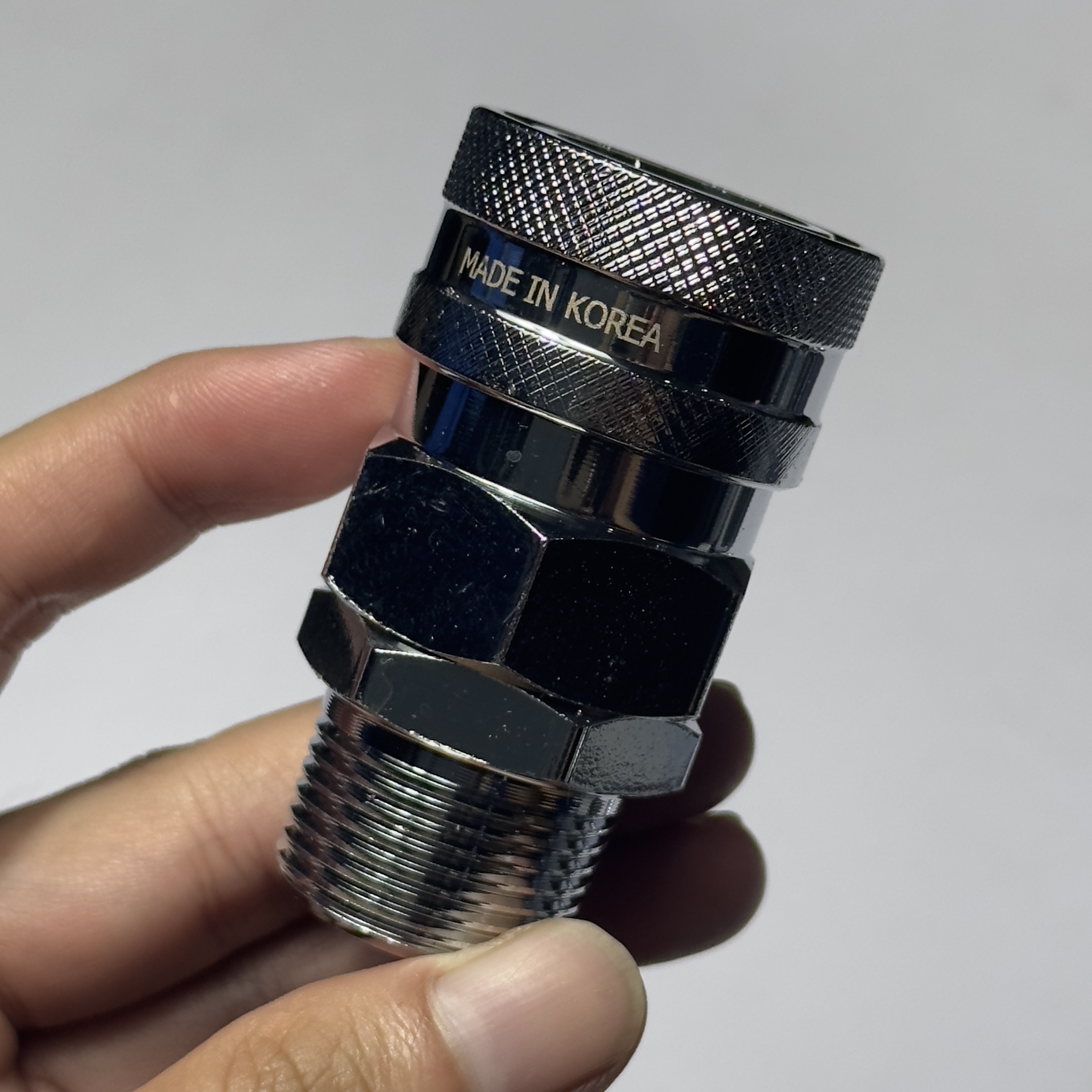 Hình ảnh Khớp Nối Nhanh Khí Nén Bi Cái Ren Ngoài R3/4 CDC SM 600