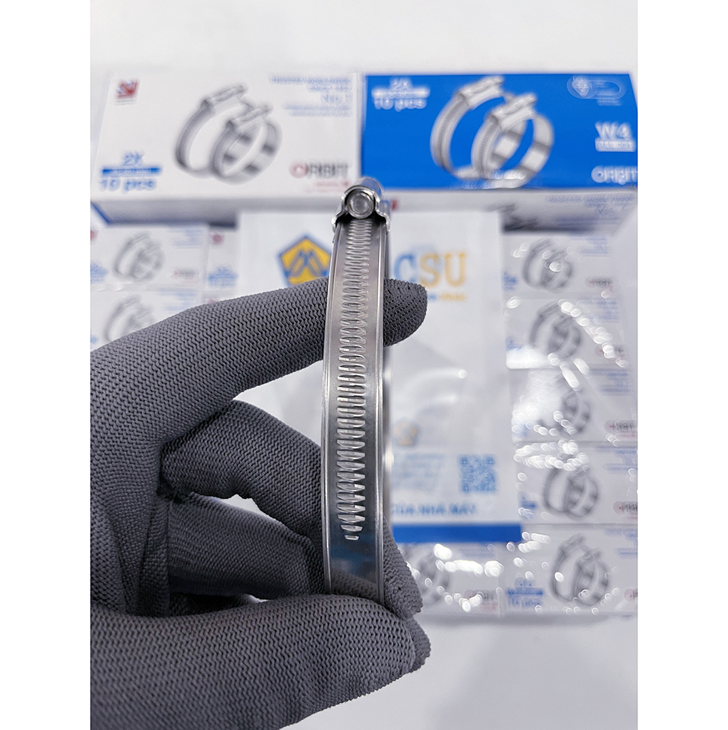 Đai Siết Ống Cổ Dê Orbit Inox 304 (100-125mm)