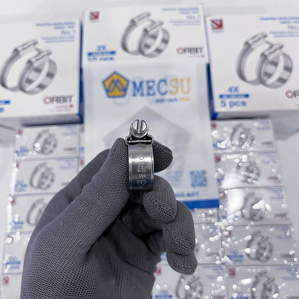 Đai Siết Ống Cổ Dê Orbit Inox 304 (16-22mm)