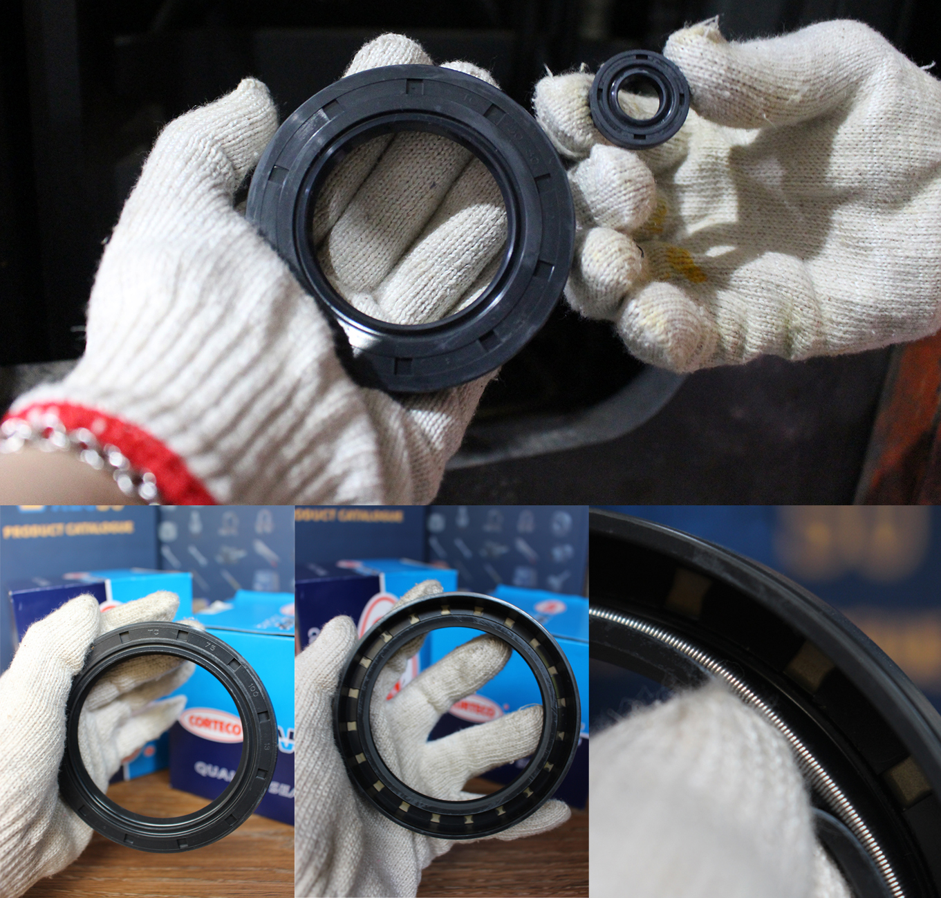 Phốt Chắn Dầu SKF 25x52x8 HMSA10 RG, Cao su Nitrile (NBR) - Ảnh 2