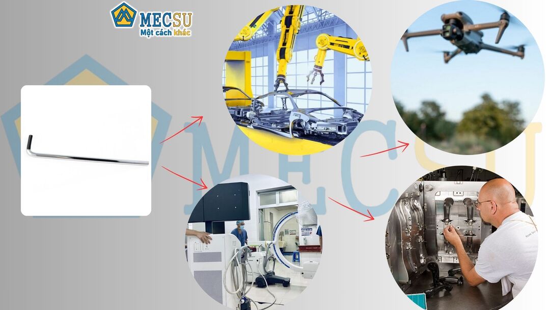 Cây Lục Giác 2.5 mm Chữ L Đầu Bằng Siêu Dài Sata 80306 - Ảnh 5