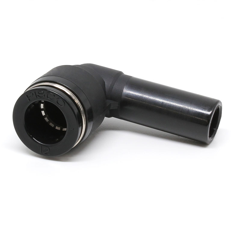 Đầu Nối Nhanh Khí Nén Giữa Ống Khí Và Fitting Dạng Nối Giảm Cong 90° Pisco PLGJ1/2-12-C