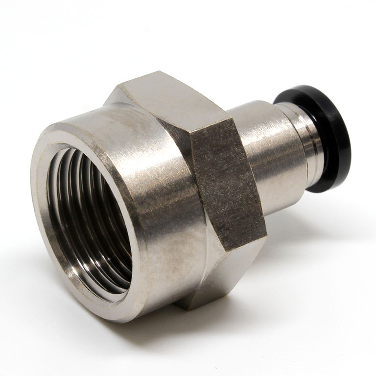 Alternative view of Đầu Nối Nhanh Khí Nén Dạng Thẳng Ren Trong Pisco PCF6-03-C