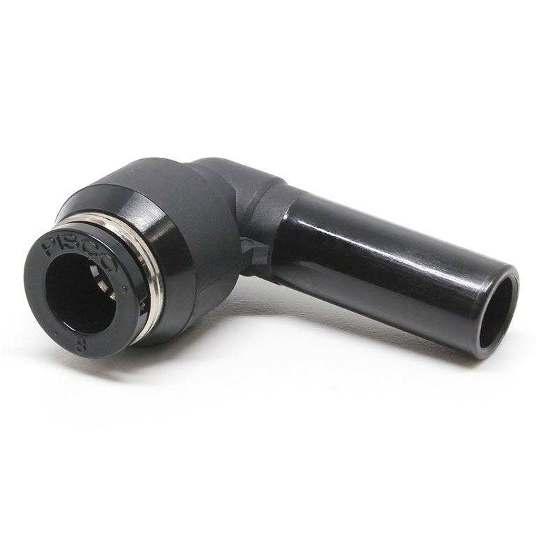 Đầu Nối Nhanh Khí Nén Giữa Ống Khí Và Fitting Dạng Nối Giảm Cong 90° Pisco PLGJ10-8-UC
