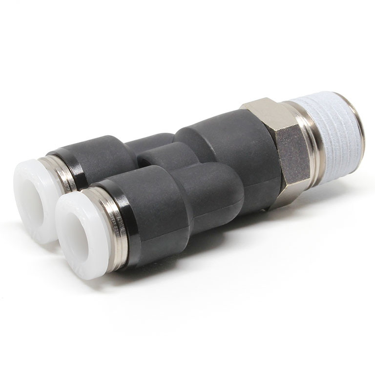 Đầu Nối Nhanh Khí Nén Dạng Chữ Y Ren Ngoài Pisco PX1/4-N2U