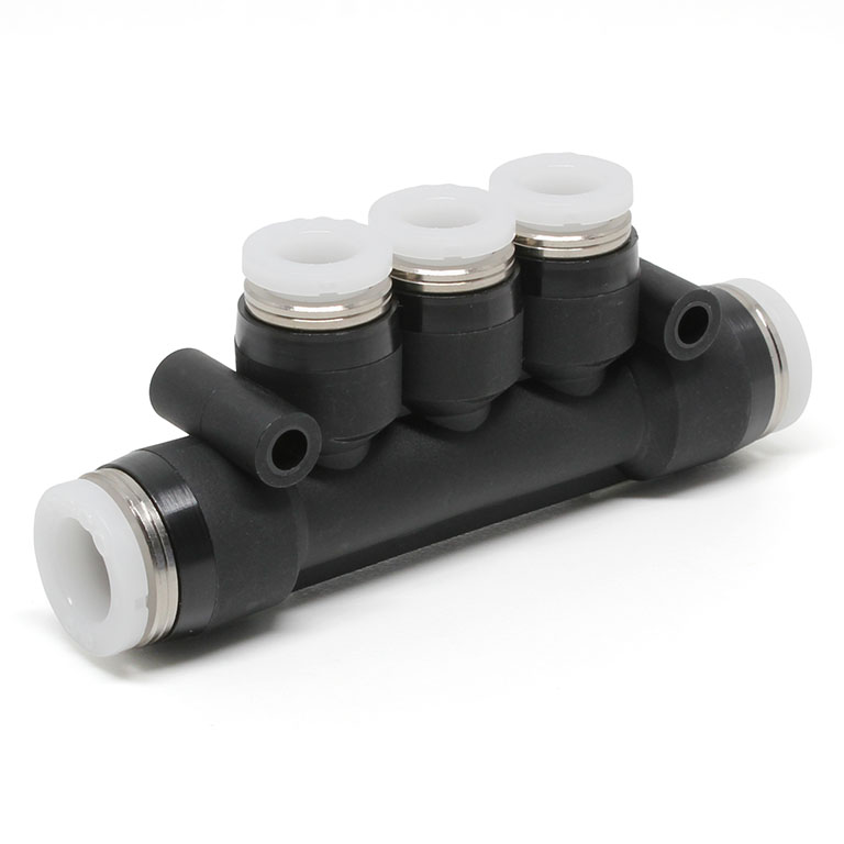 Đầu Nối Nhanh Khí Nén Chữ T 5 Ngã Dạng Nối Giảm Pisco PKG5/16-1/4-C