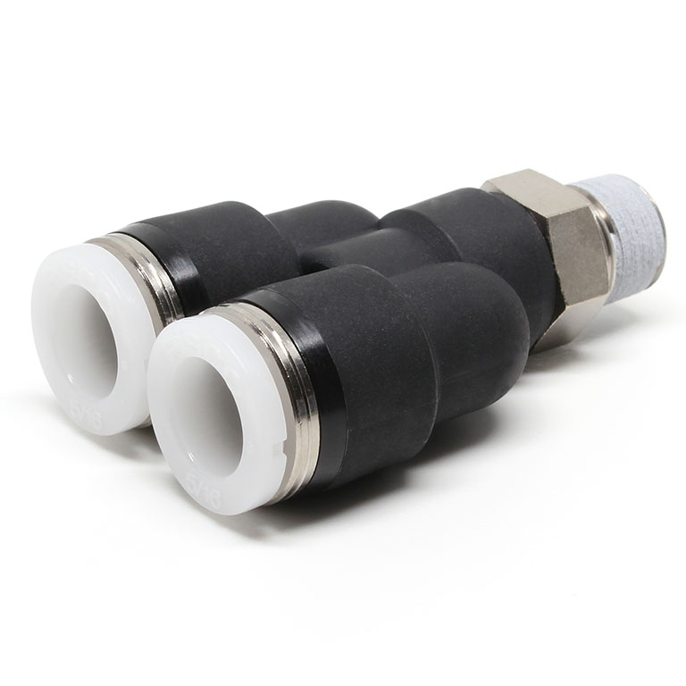 Đầu Nối Nhanh Khí Nén Dạng Chữ Y Ren Ngoài Pisco PX5/16-01W