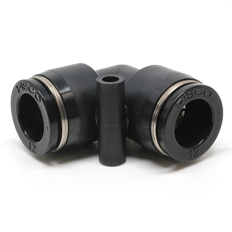 Đầu Nối Nhanh Khí Nén Cong 90° Pisco PV12-UC