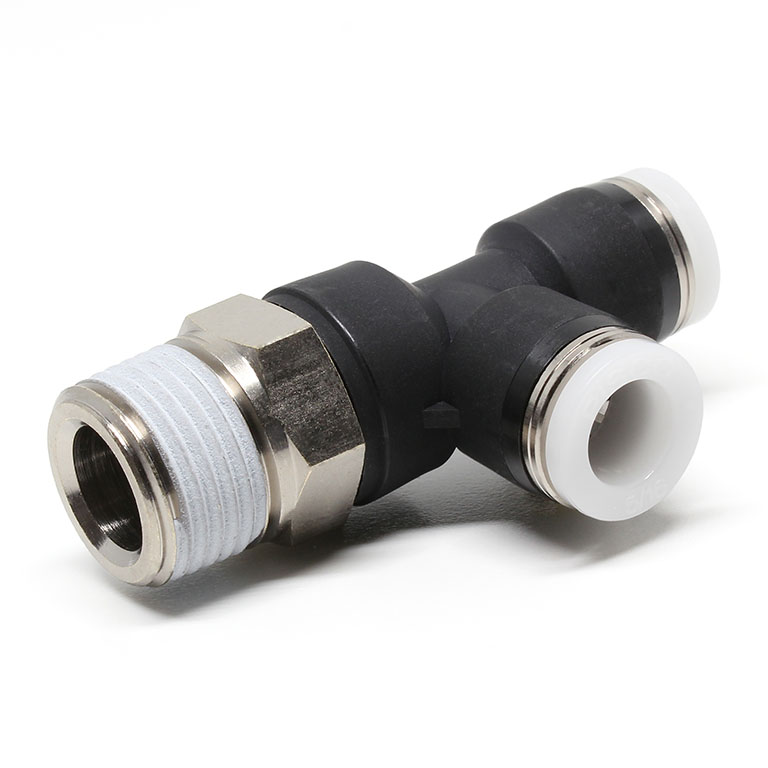 Đầu Nối Nhanh Khí Nén Dạng Chữ T Ren Ngoài Pisco PD5/16-03-C