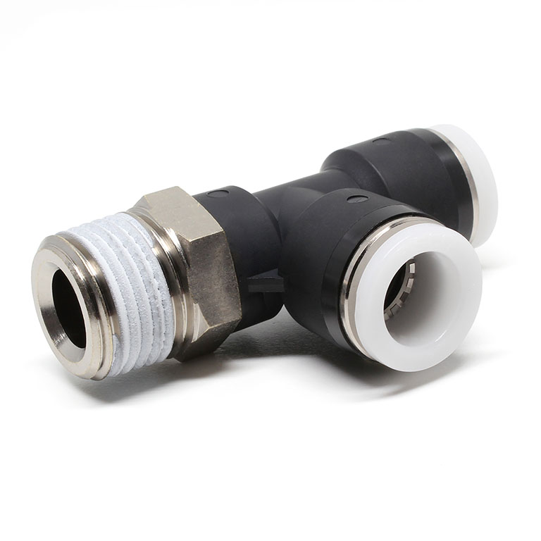 Đầu Nối Nhanh Khí Nén Dạng Chữ T Ren Ngoài Pisco PD1/2-04