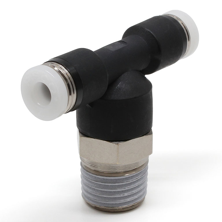 Đầu Nối Nhanh Khí Nén Dạng Chữ T Ren Ngoài Pisco PB5/32-02-C