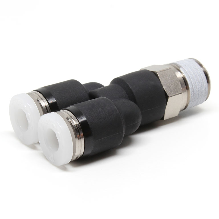 Đầu Nối Nhanh Khí Nén Dạng Chữ Y Ren Ngoài Pisco PX5/32-01W