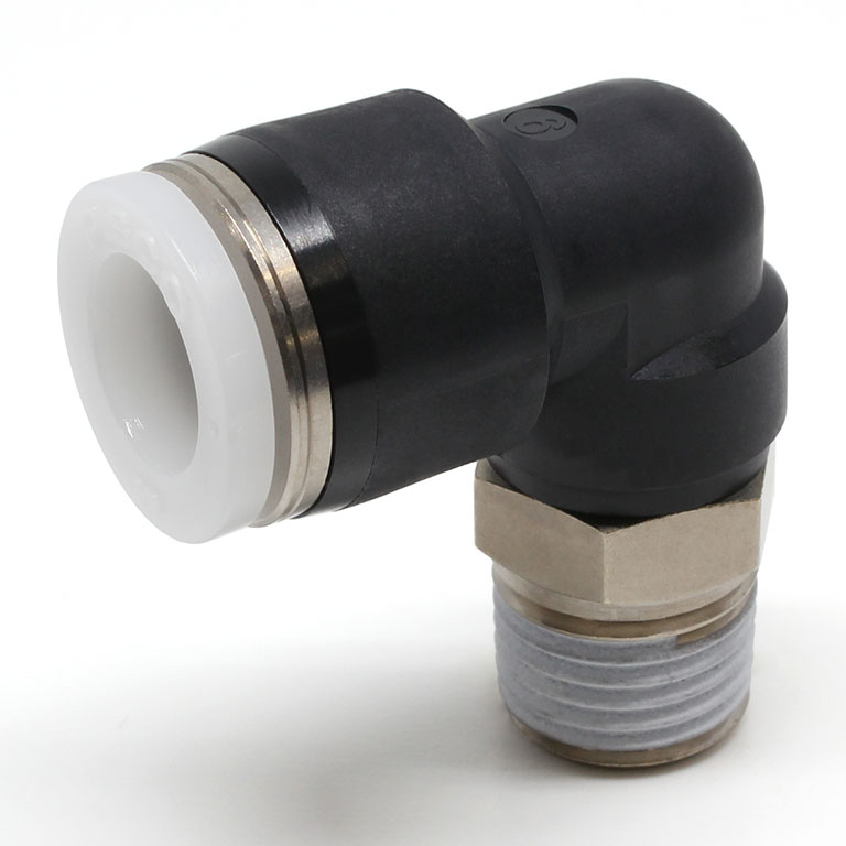 Đầu Nối Nhanh Khí Nén Dạng Cong 90° Ren Ngoài Pisco PL3/8-N2U