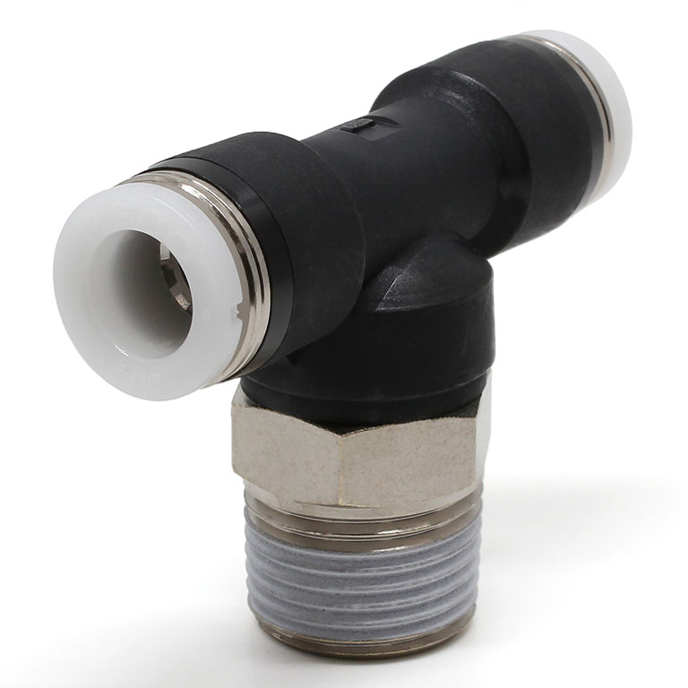 Đầu Nối Nhanh Khí Nén Dạng Chữ T Ren Ngoài Pisco PB5/16-N3U