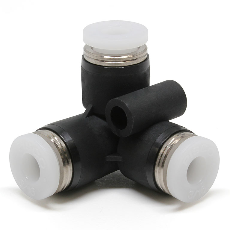 Đầu Nối Nhanh Khí Nén Chạc Ba 90° Pisco PVU3/16