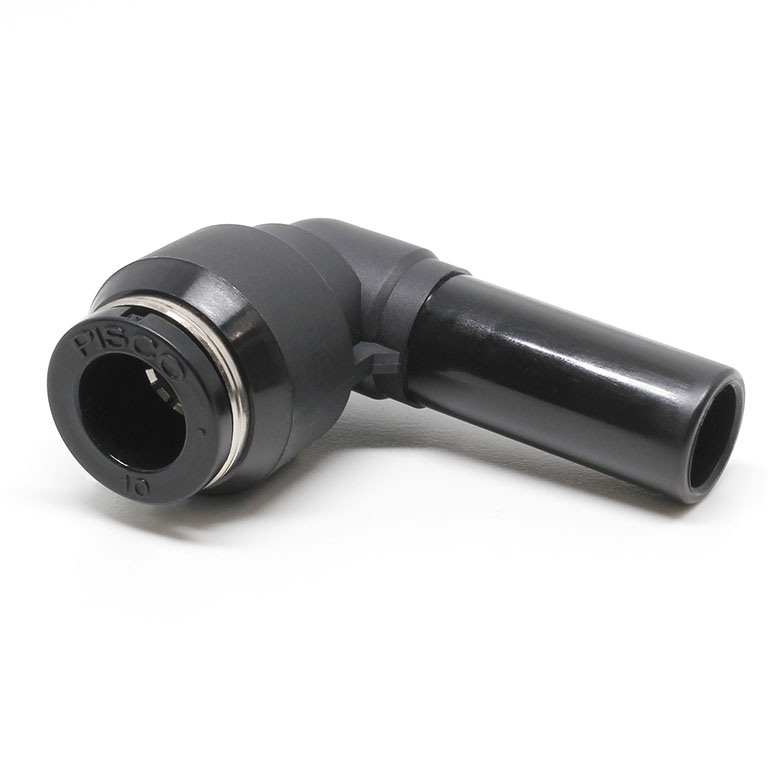Đầu Nối Nhanh Khí Nén Giữa Ống Khí Và Fitting Dạng Nối Giảm Cong 90° Pisco PLGJ12-10