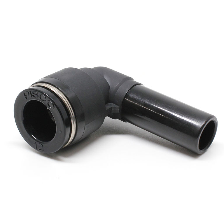 Đầu Nối Nhanh Khí Nén Giữa Ống Khí Và Fitting Dạng Cong 90° Pisco PLJ12