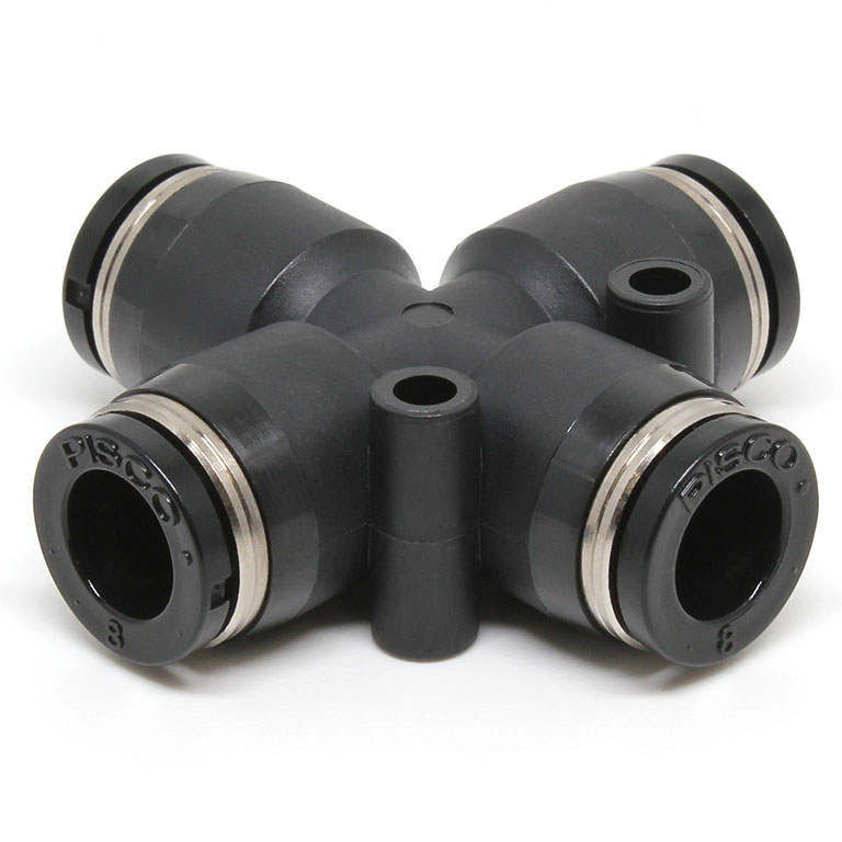 Đầu Nối Nhanh Khí Nén Ngã 4 Pisco PZA8-C