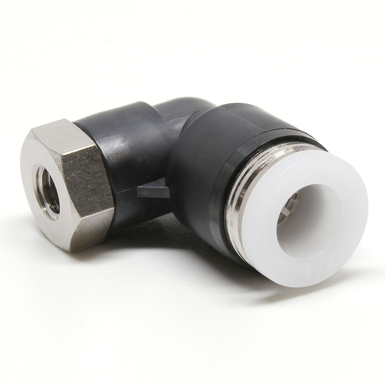 Alternative view of Đầu Nối Nhanh Khí Nén Dạng Cong 90° Ren Trong Pisco PLF1/4-U10U