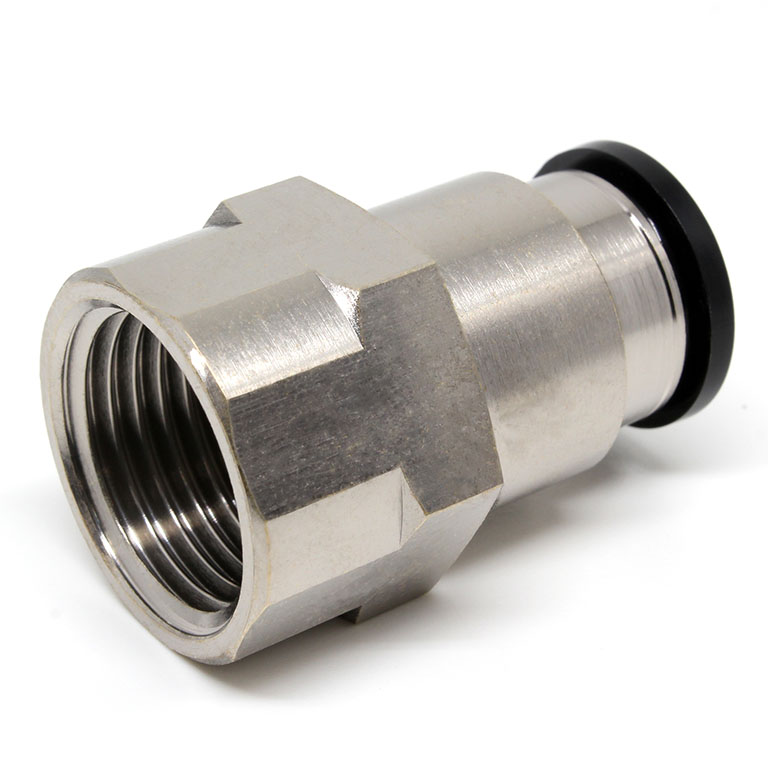 Alternative view of Đầu Nối Nhanh Khí Nén Dạng Thẳng Ren Trong Pisco PCF12-04W